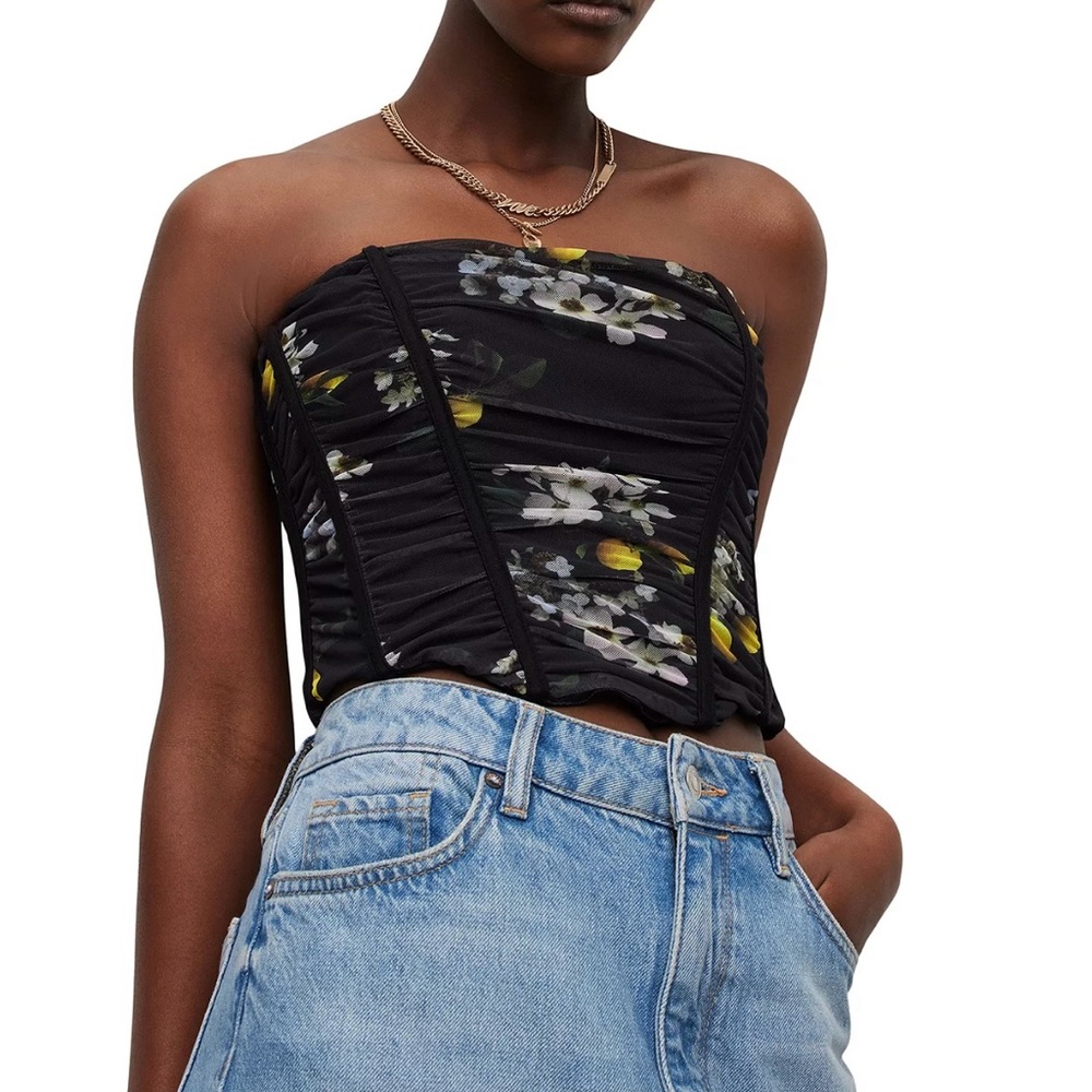 All Saints Kym Eugenia Ruched #Corset